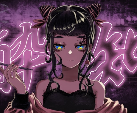 かわいい実況配信や歌ってみたサムネ描きます 可愛らしく鮮やかなサムネかきます！ イメージ2