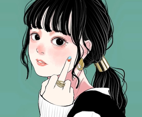 オシャレな似顔絵を描きます