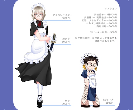TRPGなどに使用可能なキャラ立ち絵を描きます ふんわりとした厚塗り風イラストを描きます！ イメージ2
