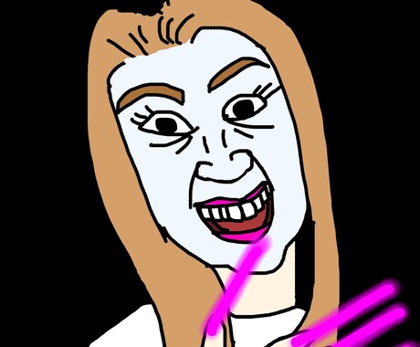 変で雑なアイコン用の絵を描きます 出来はめちゃくちゃ悪いですが見れば見るほど愛着が湧きます。 イメージ1