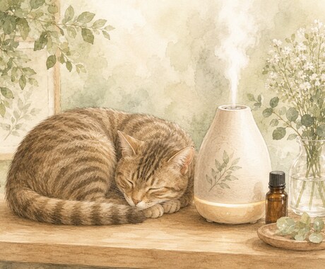 猫と暮らす人へ、香りホームケア個別相談承ります アロマ3種サンプル付きで、香りを実際に体験いただけます！ イメージ1