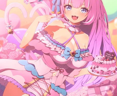 イラスト描きます 特にかわいい系きれい系を描きます イメージ1
