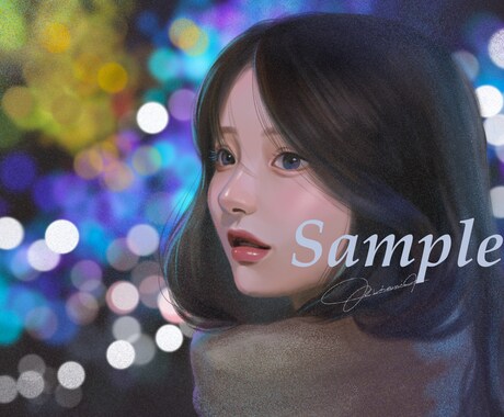 美麗な厚塗りイラスト描きます お部屋やお店での鑑賞用、大切な方へのプレゼント用に♡ イメージ1