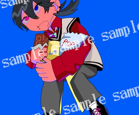 ミニキャラ描きます 独特の雰囲気のミニキャラを描きます！ イメージ1
