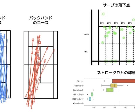 限定５人！テニスの動画から「3試合分」計測します 継続的に計測することで成長が一目でわかる！ イメージ1