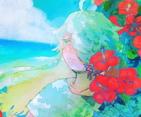かわいい雰囲気のキャラクターイラストを作成します 動画サムネイル、TRPG、鑑賞用などにお使いいただけます イメージ1