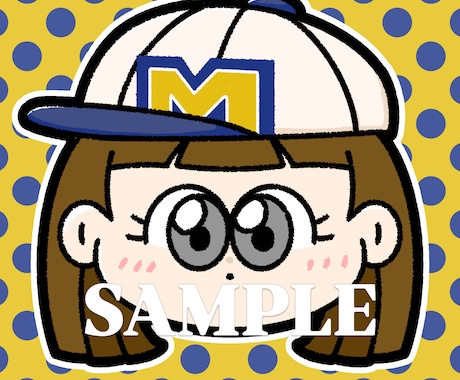 イラストオーダー受け付けてます 可愛いポップなアイコンイラストお描きします。 イメージ1
