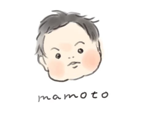 SNS・記念日に♡赤ちゃんイラスト制作します イメージ1