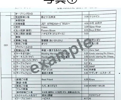 結婚式のBGMのアドバイス・チェックをします 結婚式のBGMで後悔したくないですよね？ イメージ2