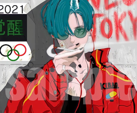 オリジナルイラスト作成します イラストサンプル  タバコ系多いです。 イメージ1