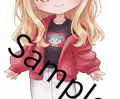 格安！オリジナルちびキャラ作成します イメージ1