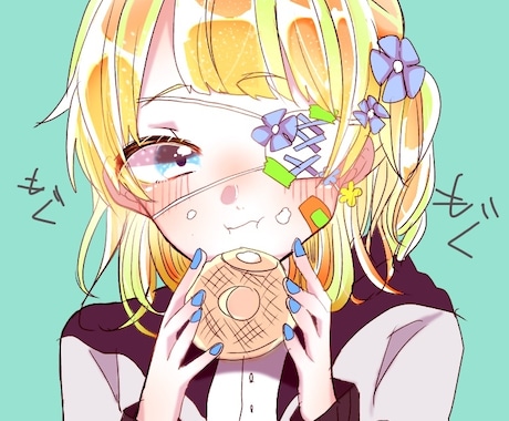アイコンの絵描きます オリジナルキャラ、アニメキャラ、ゲームキャラ描きます イメージ1