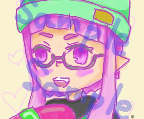 スプラトゥーン二次創作アイコン描きます。 イメージ2