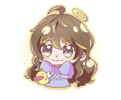 単体ちびキャライラスト描きます かわいいsnsアイコン等をお探しの方へ イメージ2