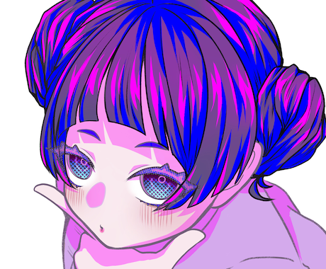 キャラクターイラスト作成出来ます 一枚絵、アイコン、立ち絵等制作致します。 イメージ1