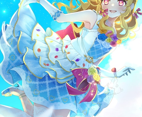 商用利用可！キラキラした目の1枚絵描きます ライバーさんやYouTuberさんのお手伝いさせてください！ イメージ2