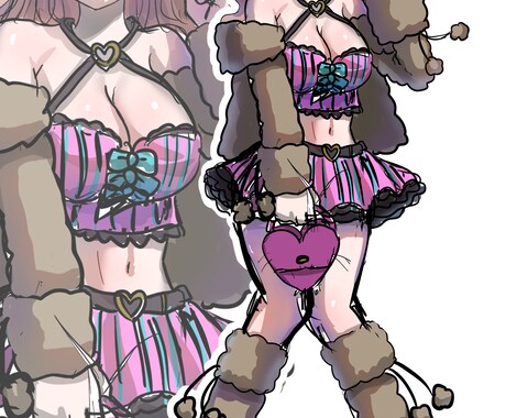 Vtuber、配信、TRPG立ち絵を描きます Vtuber、配信、TRPGなどに使える立ち絵を描きます。 イメージ2