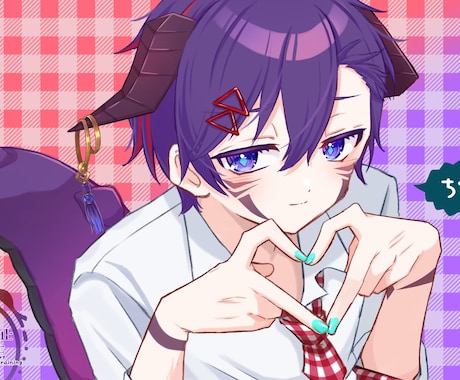 歌ってみたのサムネイル描きます たった一つだけのサムネイルを描かせていただきます イメージ1