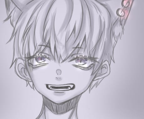 モノクロのアイコン描きます モノクロアイコンはエモい( ´꒳` )低価格で描きます イメージ2