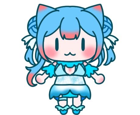 ミニキャライラストを描きます 立ち絵素材が無い！すぐに欲しい！という方へ！ イメージ2