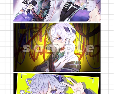 一枚絵イラストお描きします 安くて高クオリティなイラストを3枚納品！ イメージ2