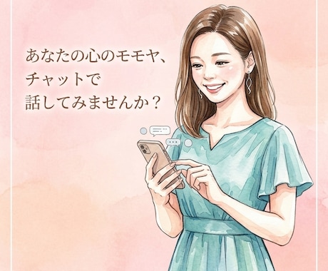 チャットで30分間あなたのお話を密にお聞きします 電話よりも気が楽かも。LINE感覚でお話しませんか？ イメージ2