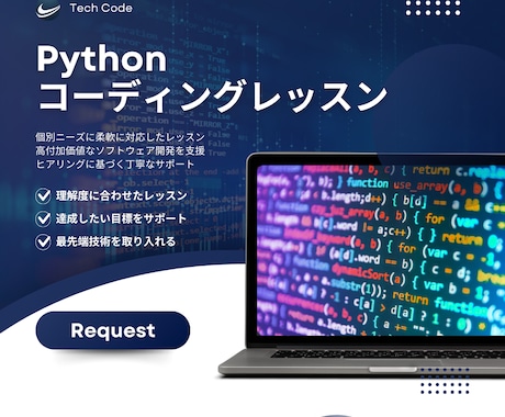 Pythonコーディングレッスンを承ります プログラミングスキル向上をサポートします！ イメージ1