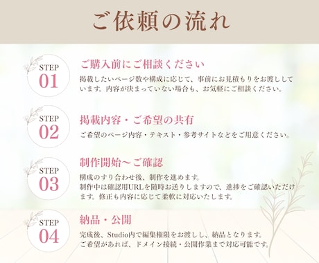 Studio実績10件｜構成から公開まで対応します 操作マニュアル付きで納品後も安心 イメージ2