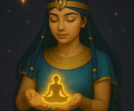 ブルームーンヒーリング致します 女神イシスのヒーリング♡オラクルカードメッセージ付きです イメージ2