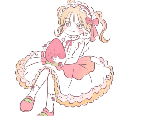 ゆるい人物イラストお描きします 全身の人物イラストをフルオーダーにて承ります。 イメージ2
