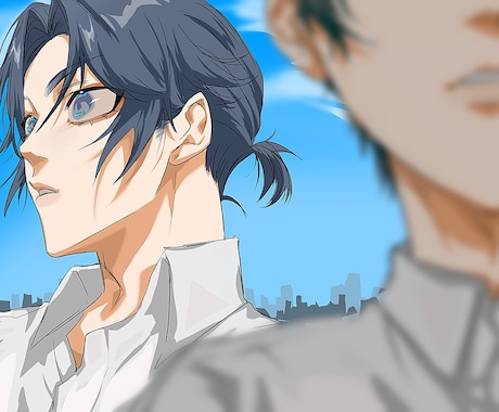 誠心誠意！かっこいいイラスト描きます イメージ1