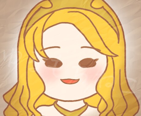やさしい雰囲気のアイコン描きます ほんわかテイストのイラストで依頼後すぐに製作開始！ イメージ1