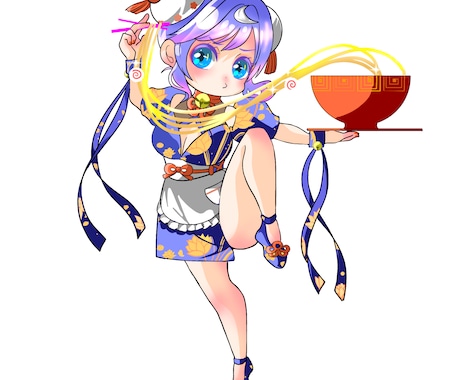 可愛さと個性を両立したSDキャラクターを描きます ぷにっとしたかわいいSDキャラクターが得意です イメージ2