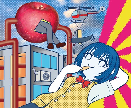 ポップなイラストレーションを承ります 美大出身＆デザイン実務経験ありの安心のクオリティ イメージ2