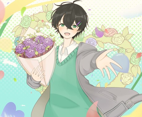 歌ってみたサムネを作成します 歌ってみたのサムネイルを作成します。 イメージ2