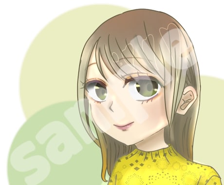 可愛らしいアナタだけのアイコン描きます 似顔絵寄せ可能◎ オリジナルのアイコン作成します！ イメージ2