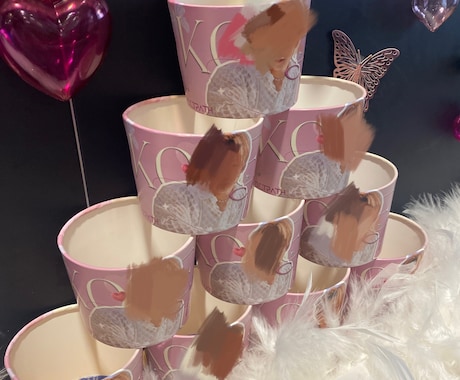 推しのカップホルダーのデザイン制作します kpopアイドルのセンイルなどのカプホを可愛く制作します イメージ2