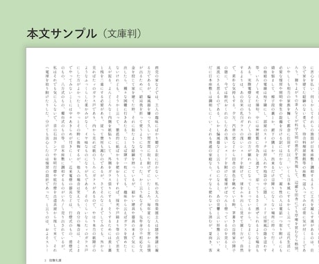 InDesign　書籍の本文組版いたします 簡易校正込み＆サンプル無料！編集経験を活かし丁寧に組版します イメージ2