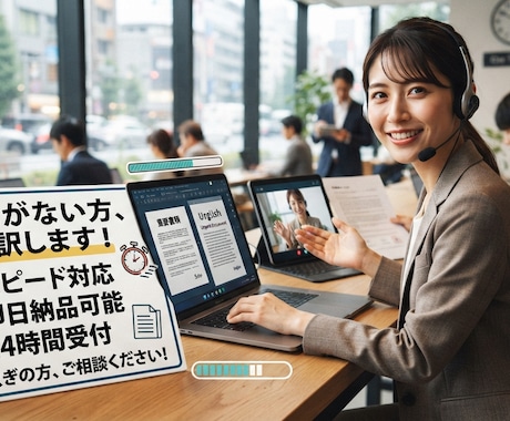 英語翻訳できます 短文、長文の英語を翻訳するサポートをお手伝いできます！ イメージ2