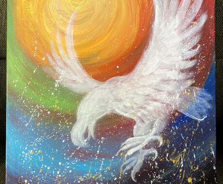チャネリングアートをお描きます あなたの色やモチーフを絵に致します イメージ1
