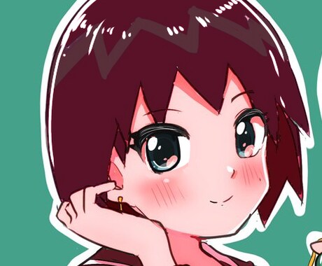 SNS用のアイコンイラスト・サムネ等を描きます アニメ調アイコンを描かせていただきます イメージ1