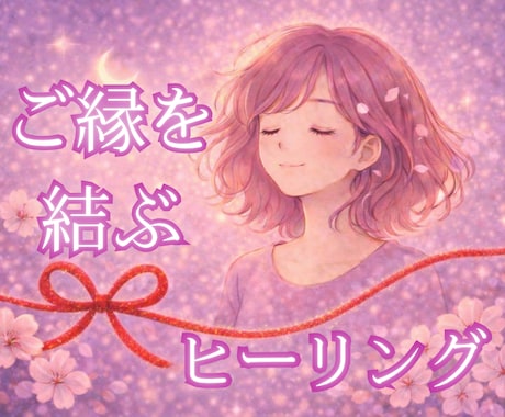 縁結びヒーリング♡大好きな人との相性を高めます 遠隔ヒーリングで復縁、人間関係の改善、能力向上したい方へ イメージ1