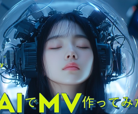 AIが創るあなたの世界観MVを制作します AIで感情まで動かすミュージックビデオを イメージ1