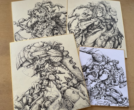 機械チックなペン画描きます ゴチャゴチャしたした格好よさを イメージ2