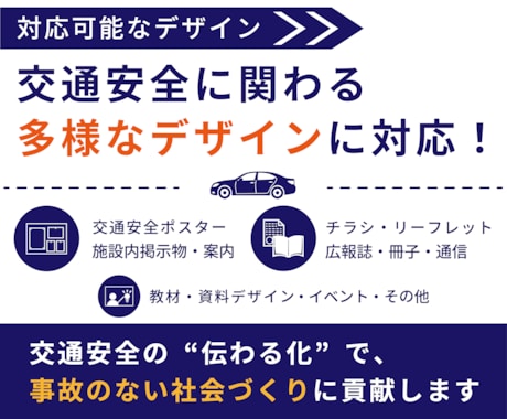 教習経験を活かし交通安全ポスター制作します 専門知識がなくても内容整理から丁寧にサポートいたします。 イメージ2
