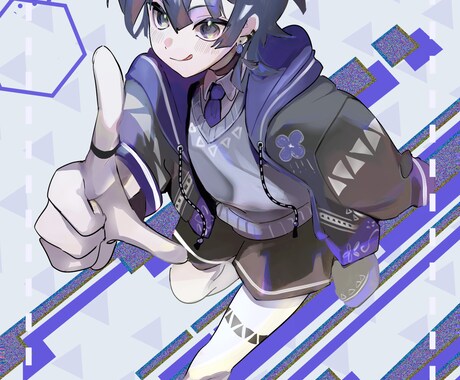 一枚イラスト制作いたします 一からのデザイン、ご本人様、OCなど承ります イメージ2