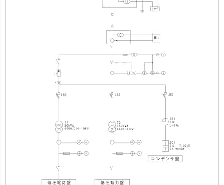 高圧受電設備の単線結線図を分かりやすく作成します 保安協会提出・設備説明に使える高圧受電設備の単線結線図を作成 イメージ2