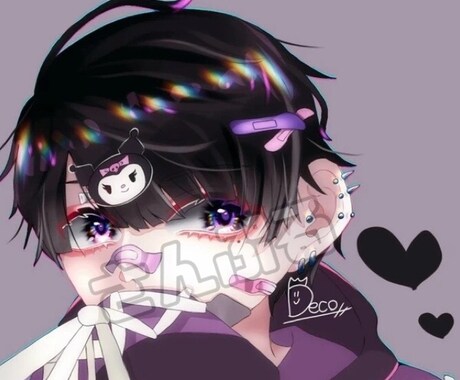 可愛いアイコンお描きします 固定キャラ、アニメキャラ、推し様お描きします！ イメージ2