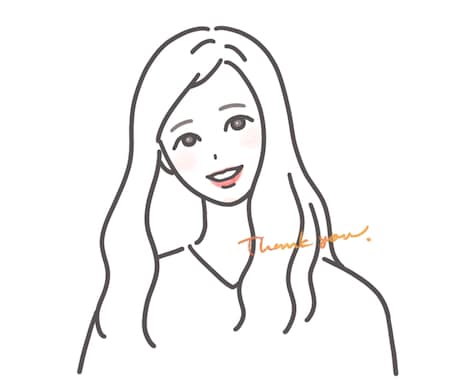 ニュアンスのあるシンプルな似顔絵アイコン制作します ゆるっとおしゃれ感♡オリジナリティのあるアイコンに イメージ1