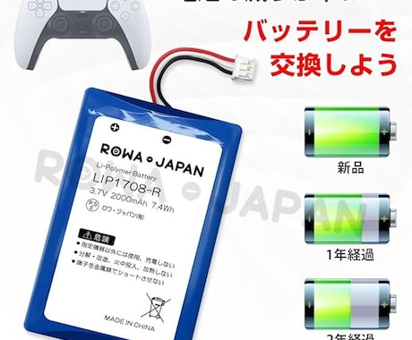 PS5コントローラーをドリフト修理・軽量化します 修理中はコントローラーをレンタルできます！ イメージ2